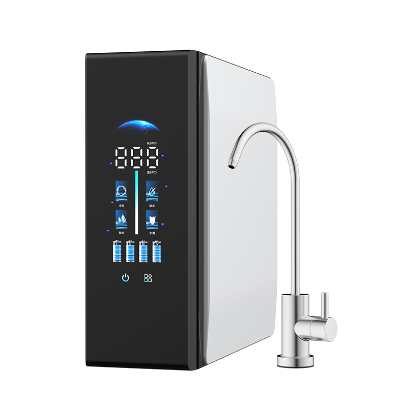 Máy lọc nước RO không bình chứa A1 màu trắng đen, lắp dưới bồn rửa, có 7 cấp lọc