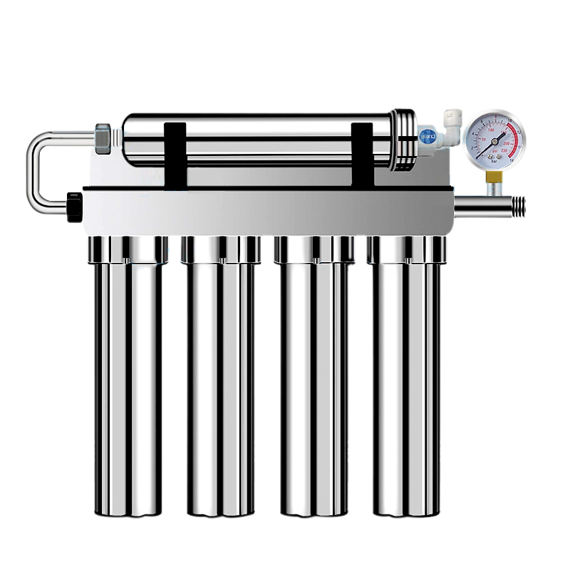 Máy lọc nước UF inox U4 bằng thép không gỉ, 5 cấp lọc, không dùng điện